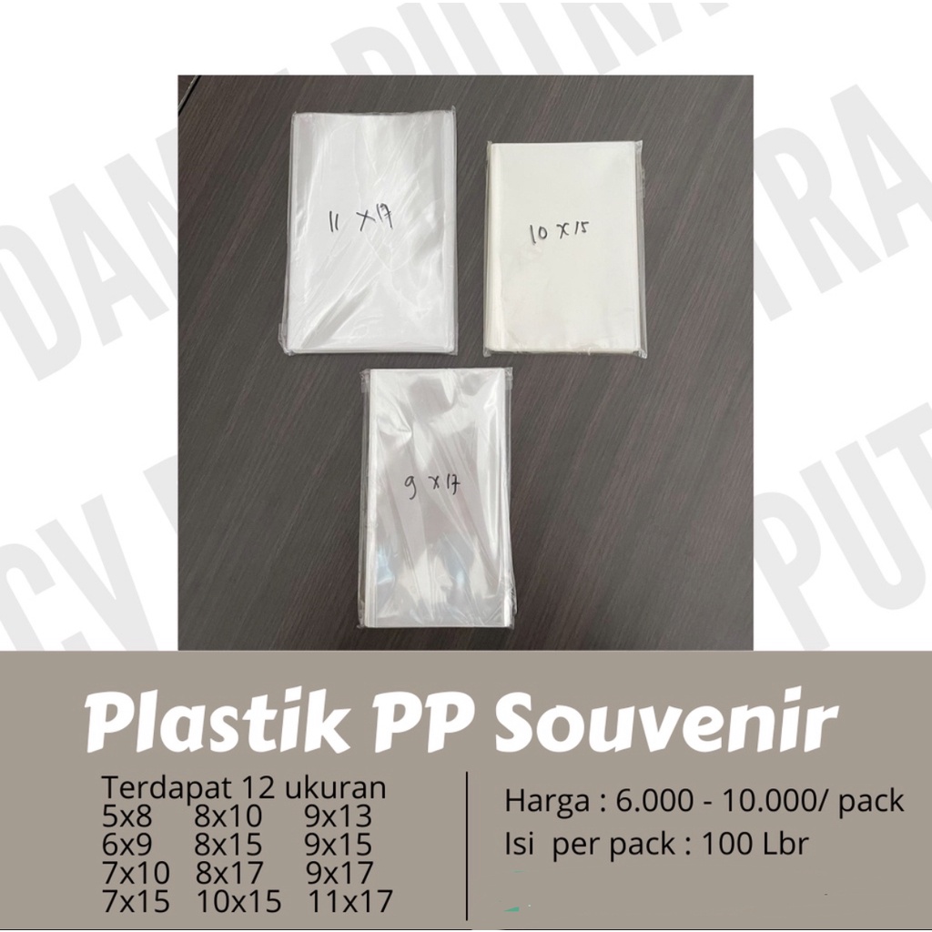 

Plastik Kaca Plastik Mika - Plastik souvenir hadiah kecil transparan / plastik bening - Plastik Opp 9x17 10x15 11x17