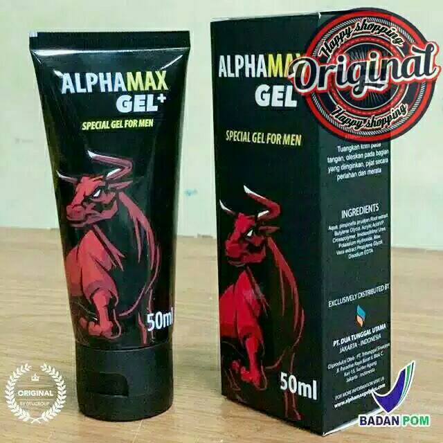 TERBARU ALPHAMAX GEL + SPECIAL GEL FORMEN PENAMBAH STAMINA PRIA DEWASA
