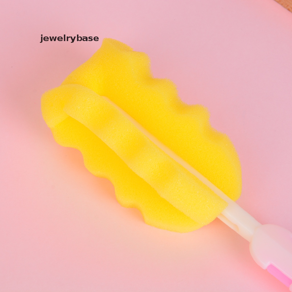 Base 2Pcs Sikat Spons Pembersih Botol Susu Bayi Newborn