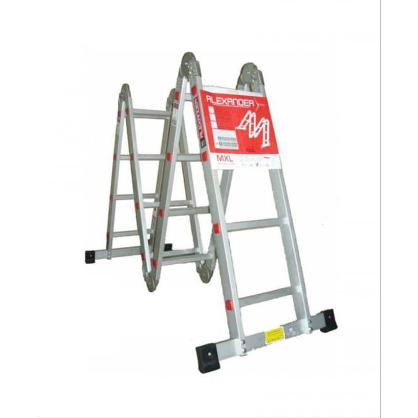 Tangga Alexander Sale Lipat Uk 4 Meter 1 Meter X 4 Lipat Aluminium Kuat Besar Bangunan Murah Tangerang Jakarta Shopee Indonesia