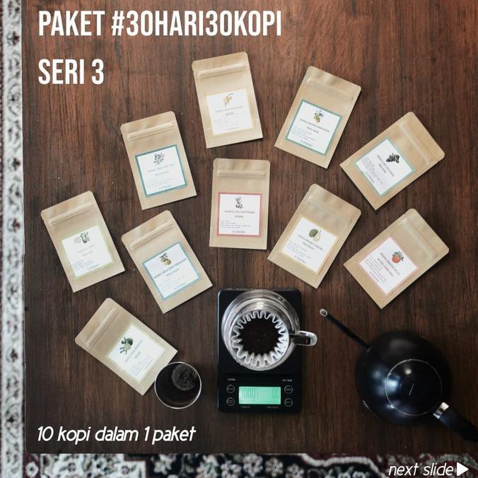 

Kopi- Paket Sekali Seduh 10 Kopi Spesialti Seri 3 - Biji Kopi -Biji-Kopi.