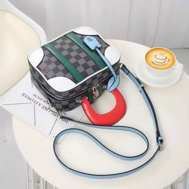 Luggage SEMPREM/tas branded/tas artis/tas jinjing/tas selempang/tas elegant/tas wanita