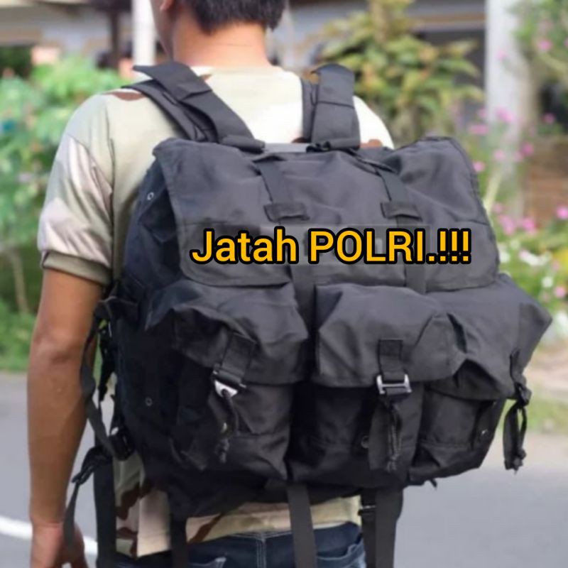 RANSEL JATAH POLRI KOREA HITAM BRIMOB SABHARA PENDIDIKAN TEMPUR RPB BATALION