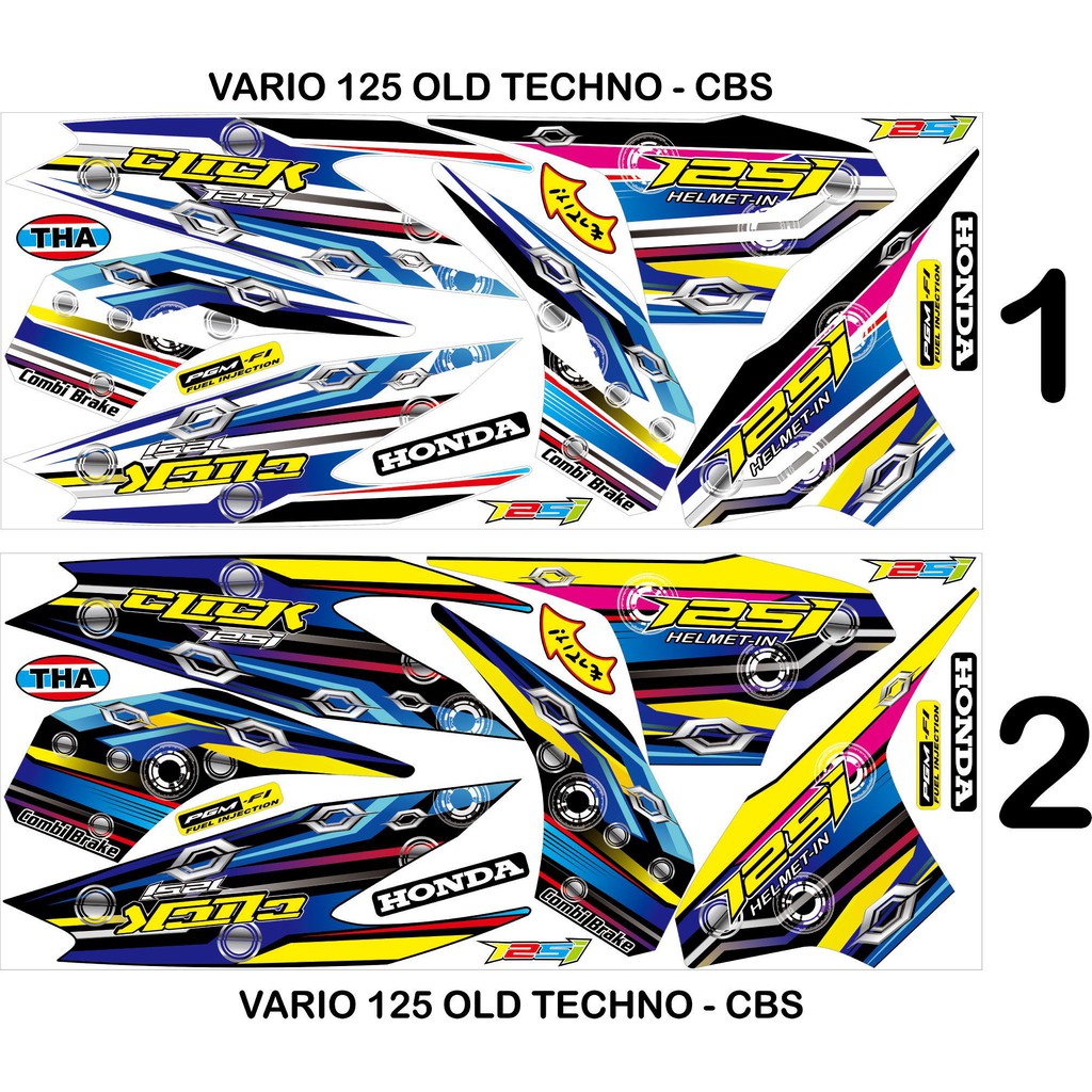 STRIPING VARIO OLD 125 CLICK THAILAND