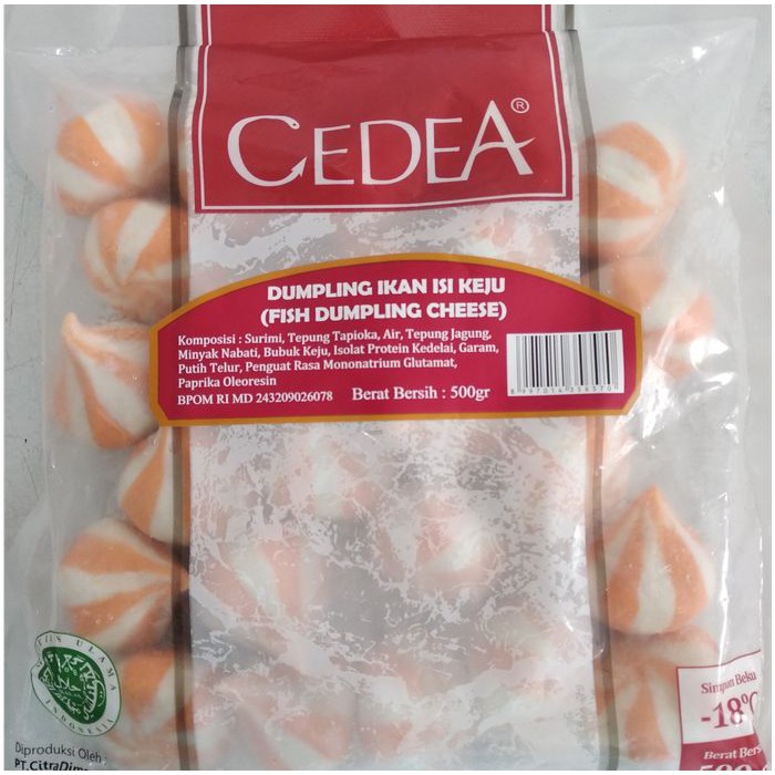 

Cedea Dumpling Cheese 500 Gram