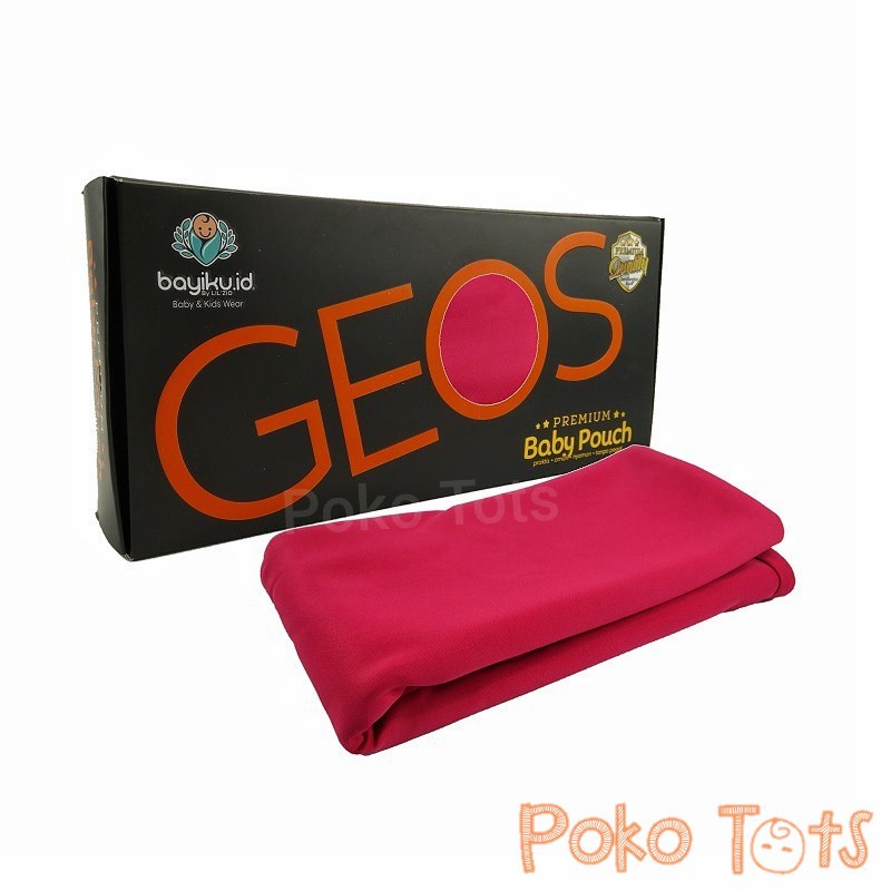 Bayiku Premium Baby Pouch Geos Polos Bayiku.id Gendongan Kaos