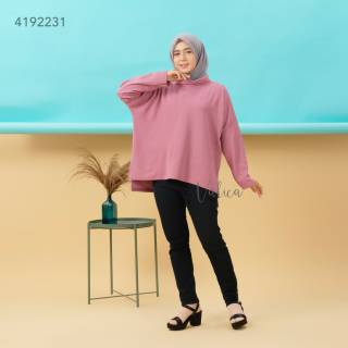 LUSI TURTLENECK OVERSIZED BAHAN  KULIT  JERUK  Shopee Indonesia