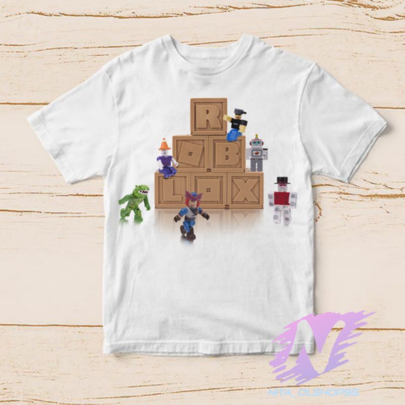 kaos anak minicraft blok baju roblok minicraft