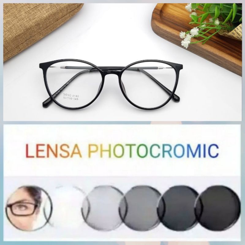 paket frame dan lensa.. frame kacamata 8146