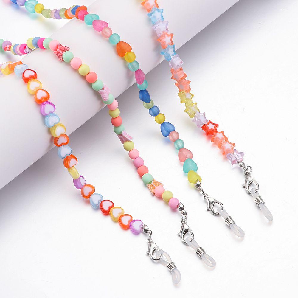 Lily Beads Sunglasses Chain Rantai Pelangi Warna-Warni Lanyard