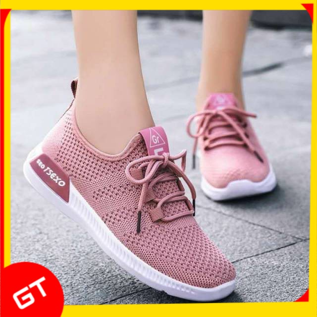 Sepatu Sneakers Wanita Rajut Seo Tsexo A-09
