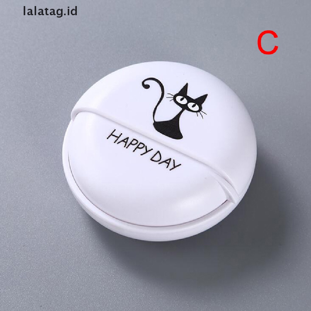 (Flyag) Kotak Penyimpanan Earphone / Kabel Data Bentuk Bulat Lucu