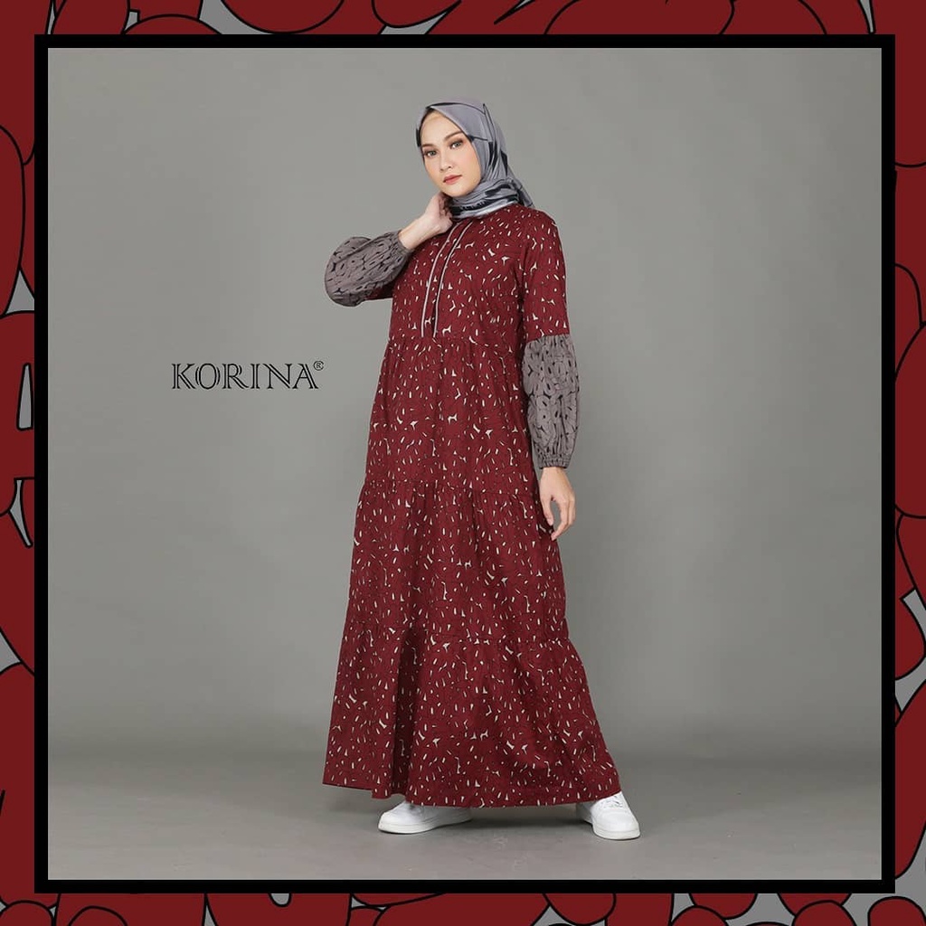 KORINA MELIA DRESS MAROON