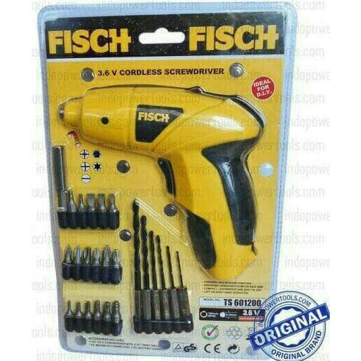 Diskon Besar Fisch Mesin Bor Elektrik Obeng Kayu Pvc Aluminium Listrik Recharge Termurah