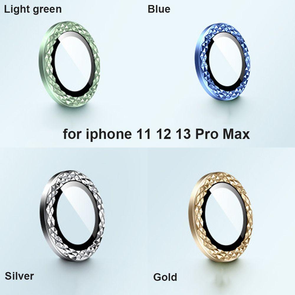 Pineapple Lens Tempered Glass Premium Anti Fragment Metal Ring Protector Film Ultra Thin Plating Aluminium Pelindung Lensa Cover