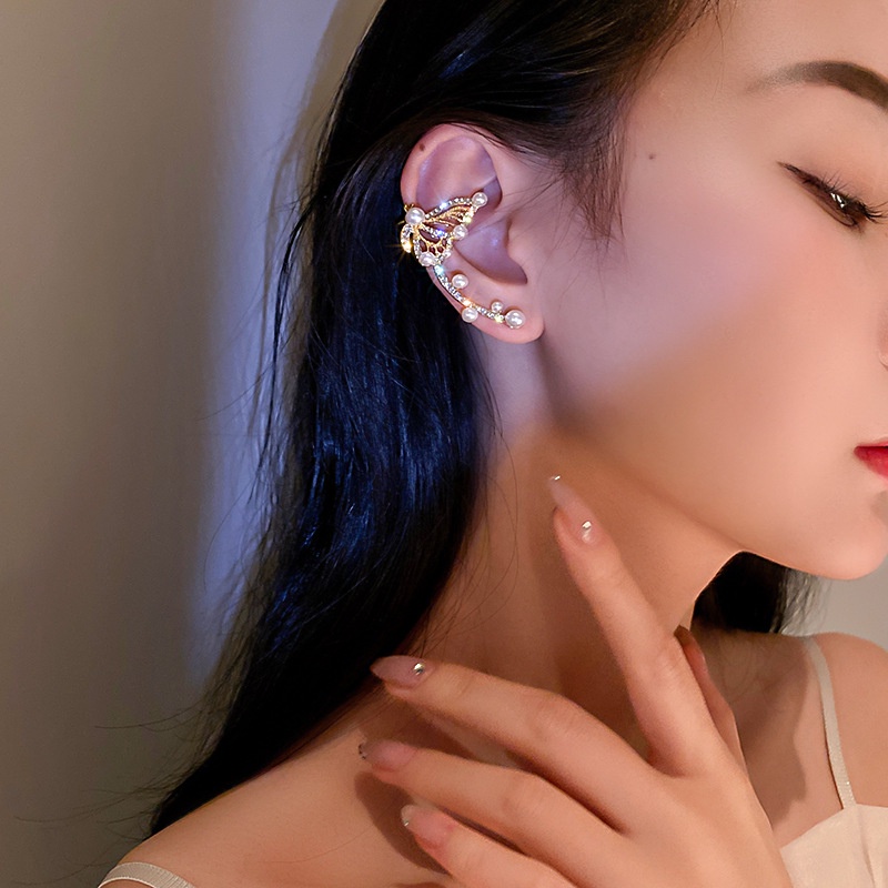 Anting AT 159 Anting dan Klip Jepit Tulang Telinga , Anting Unik Lucu Keren Fashion Wanita /BS