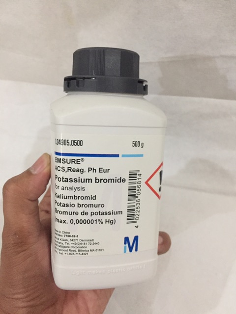 Potassium Bromide PA MERCK 500 gr/Kalium Bromida MERCK