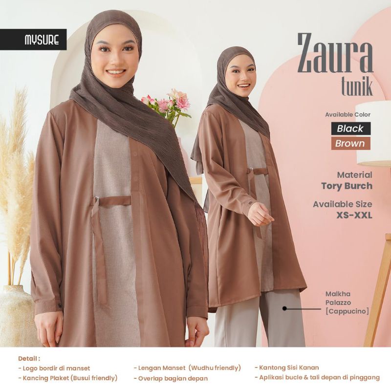ZAURA TUNIK Tunik Mysure Tunik Dewasa Remaja Tunik Murah