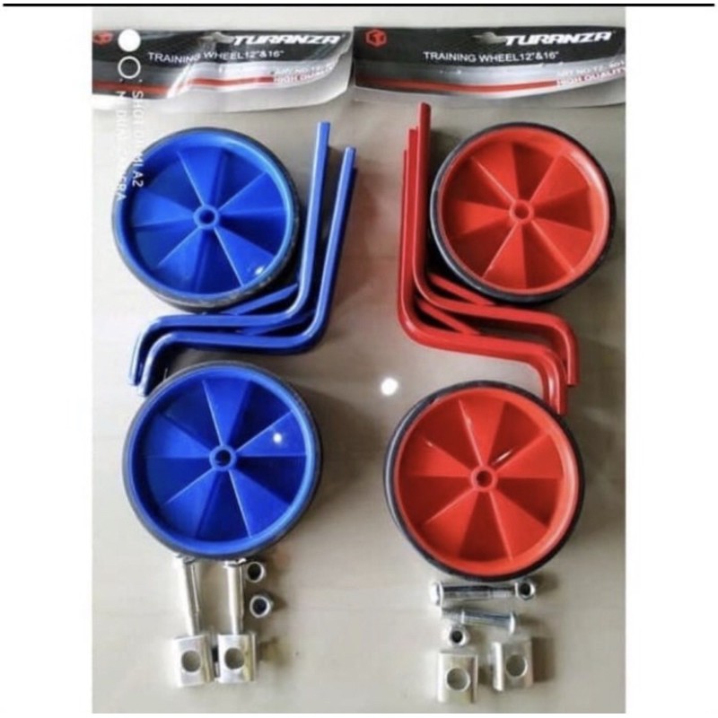 Ban Tambahan Sepeda Anak samping roda  bantuan 4 roda bantu sepeda anak Turanza penyeombang ban kaki sepeda-2