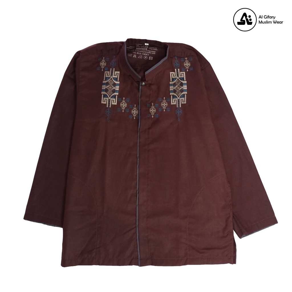 Baju Koko Casual Dewasa Lengan Panjang