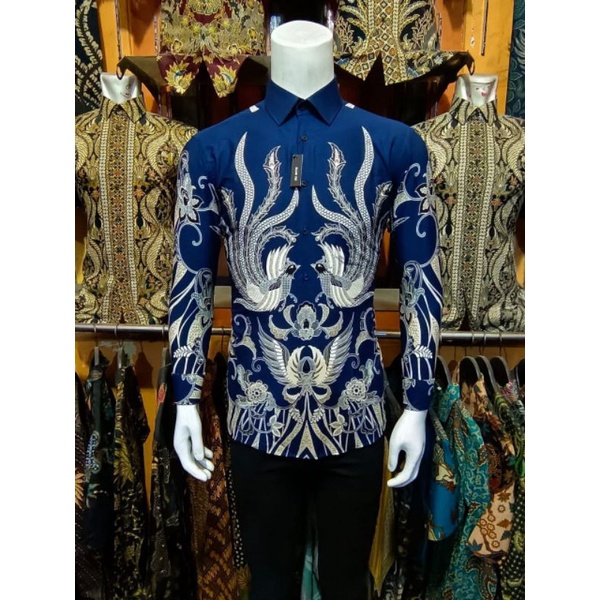 Alisan Batik Pria Slimfit Baju Kemeja Pria Slimfit High Quality Modern