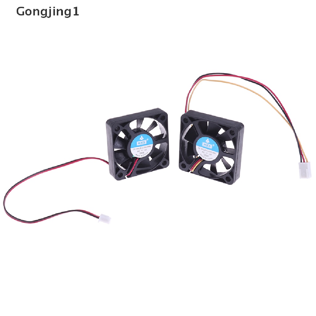 Gongjing1 Kipas Pendingin CPU 12v 2.5Pin / 3Pin 50mm Sunyi Untuk Komputer PC