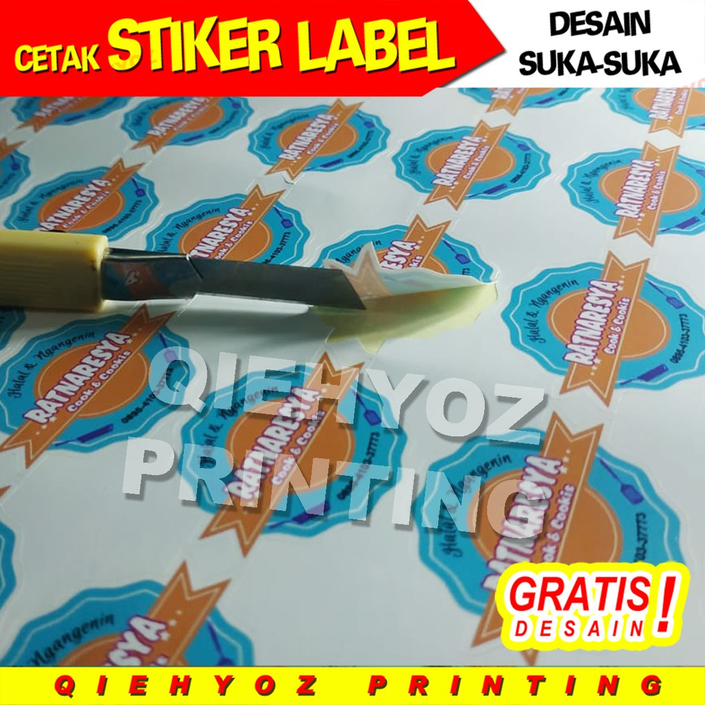 

STIKER LABEL MAKANAN JUAL LEMBARAN BUKAN SATUAN