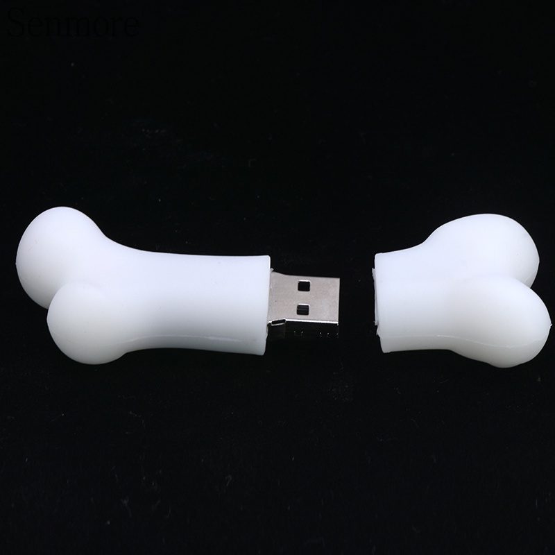 Flash Disk Usb Bentuk Tulang Kartun Kapasitas 1GB / 8GB / 16GB / 32GB / 64GB / 128GB