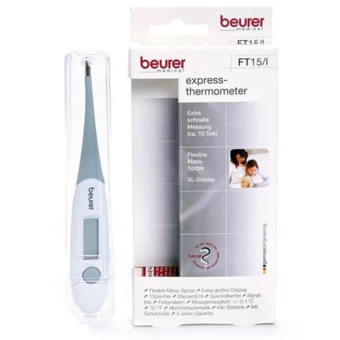 Beurer FT 15 / 1 - Termometer Digital Hasil Dalam 10 Detik Made in Jerman