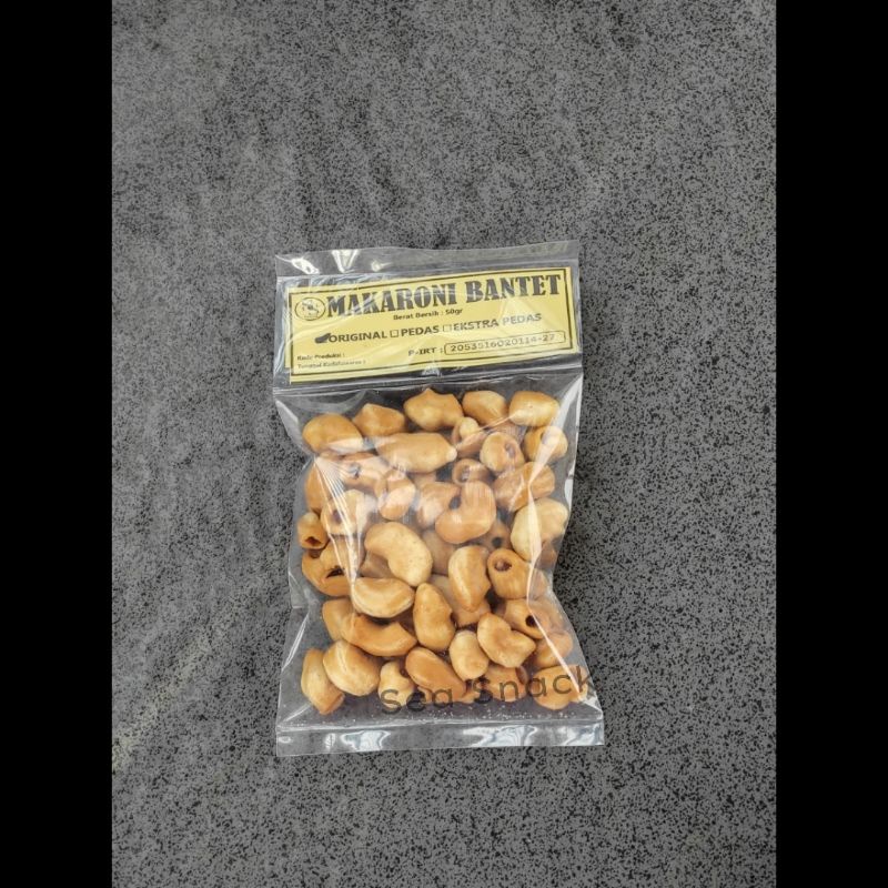 (HALAL) MAKARONI BANTET /MAKRONI BANTET PIPAA PEDASSS