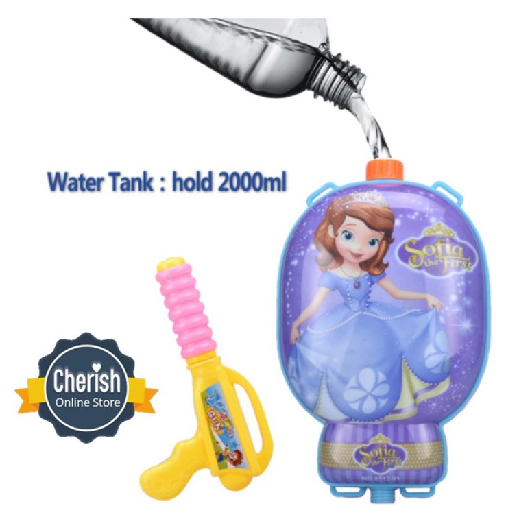 Pistol Air Backpack / Water Gun / Watergun Anak Perempuan / Pistol Air Anak Perempuan