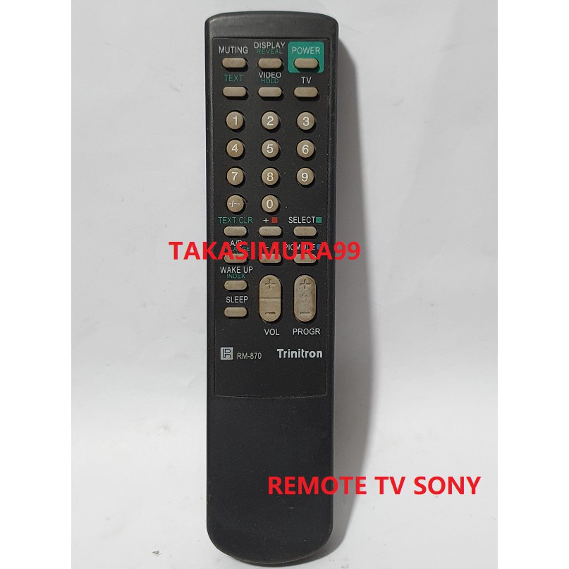 REMOTE TV SONY RM 870