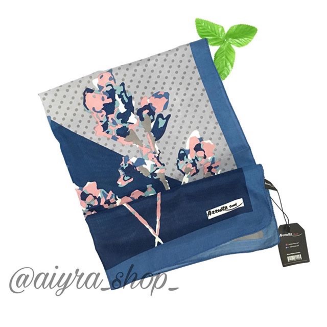 Hijab segi empat motif azzura
