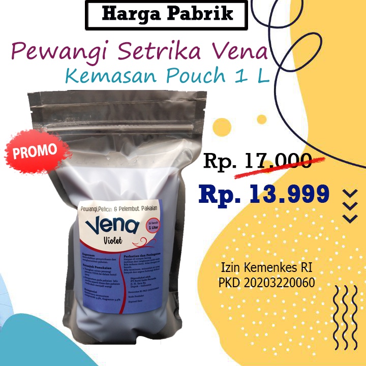 VENA Pewangi Laundry POUCH Plastik 1 L