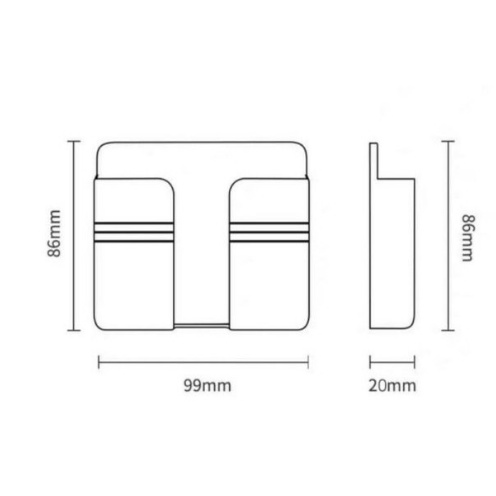 Handphone Holder Tempat Cas HP Dinding Tempat Remote TV Tempel Remot AC Tempel Kuat