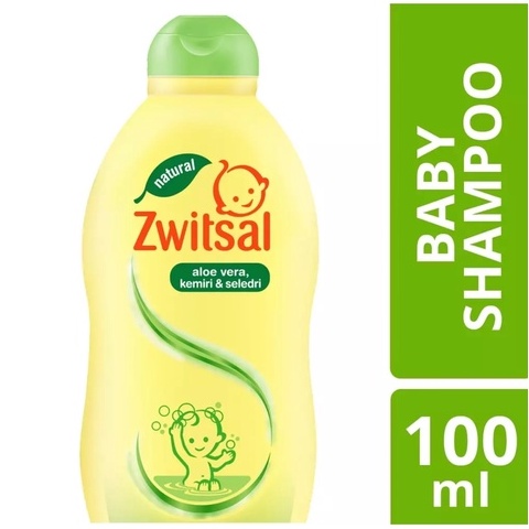 Zwitsal Natural Baby Shampoo Aloe Vera, Kemiri &amp; Seledri 100ml Buy 1 Get 1