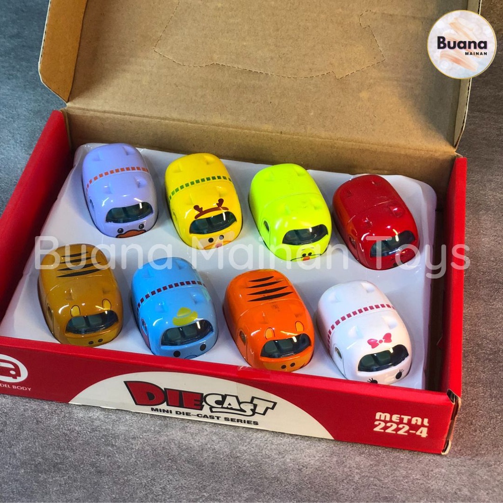 MINI DIE-CAST SERIES 222-4 CUTE CAR MAINAN ANAK MOBIL MOBILAN LUCU IMUT