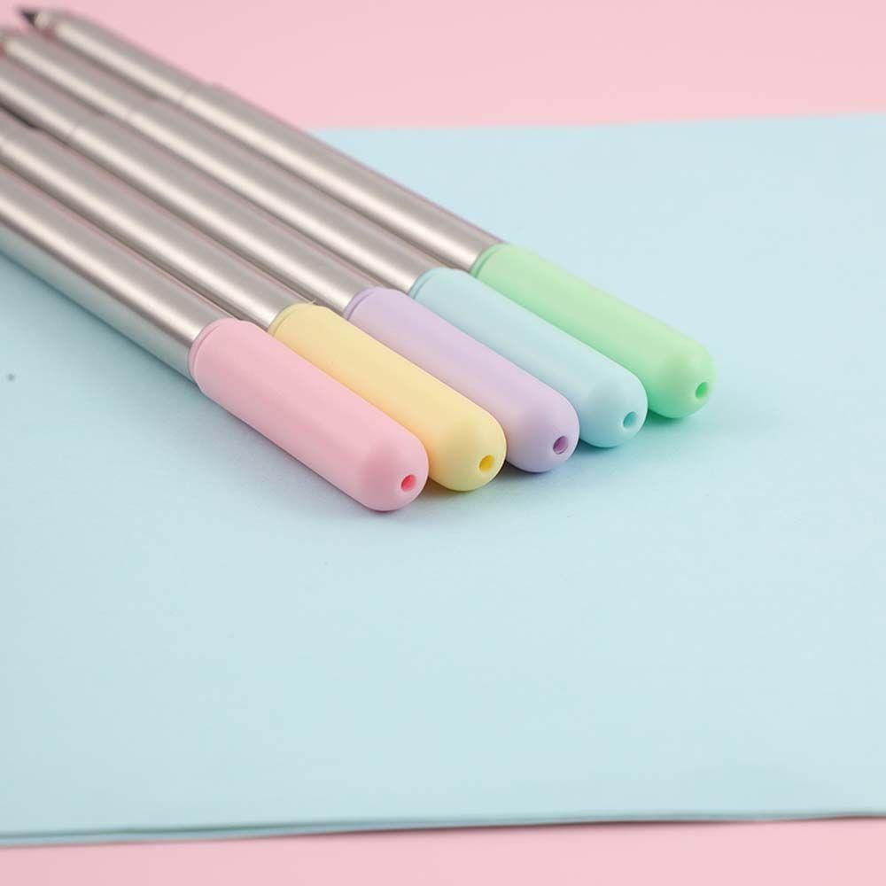 Pensil Eternal Retractable Bahan Metal Tanpa Tinta Untuk Stationery Anak Sekolah / Kantor