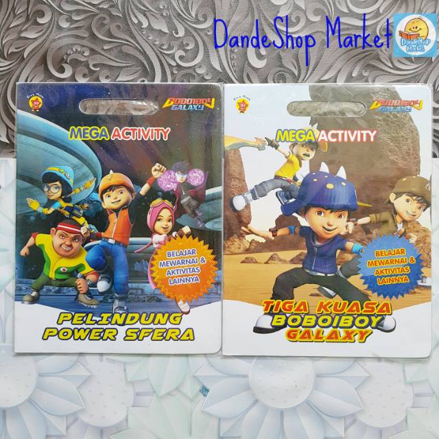 Boboiboy Galaxy Mega Activity Belajar Mewarnai Dan Aktivitas Lainnya Boboi Boy Shopee Indonesia