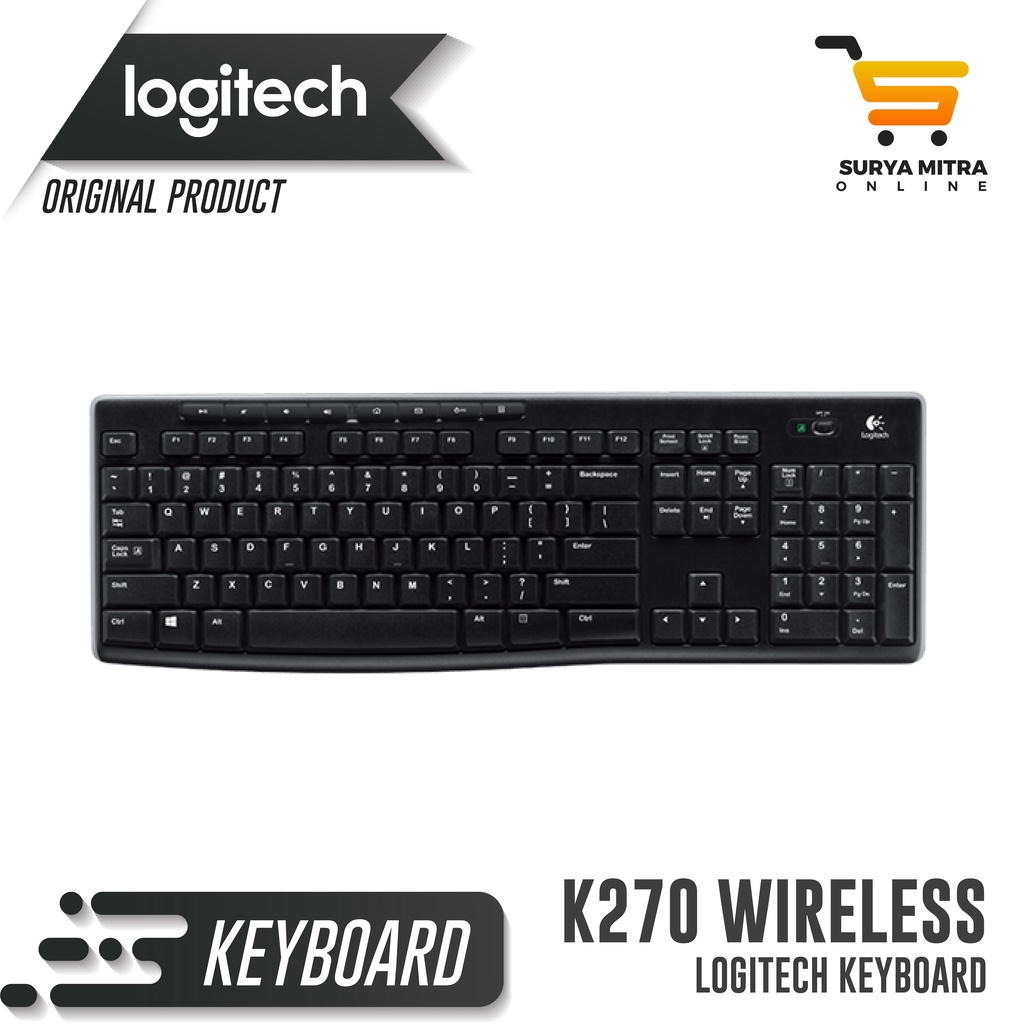 Keyboard Wireless Logitech K270 / K 270