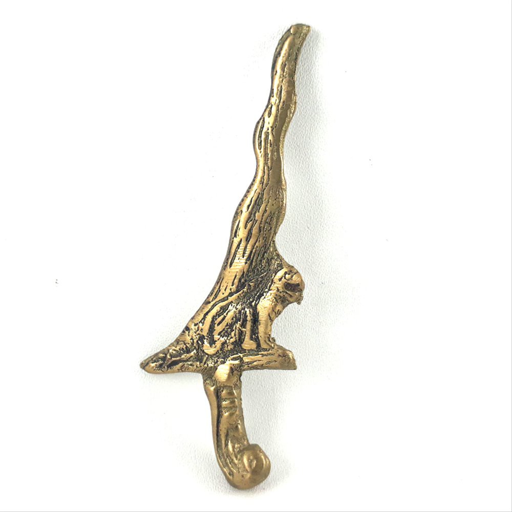 Keris Singo Barong Kuning Emas Mini Antik Unik Murah Bahan Kuningan