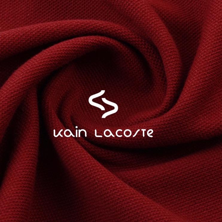 MNS.21Jl22d | Bahan Kain Lacoste / Pique 20s - Bahan Baju Polo - Premium Quality - 0.5meter