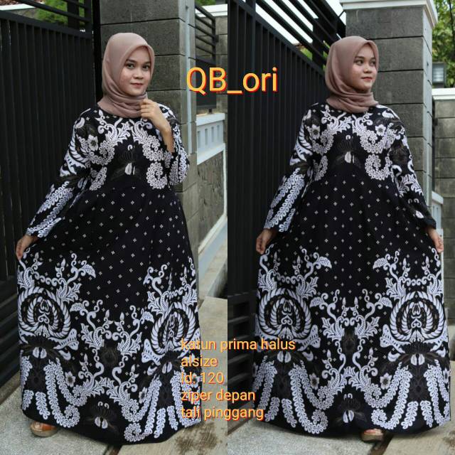 Gamis Batik Jumbo LD 120 CM