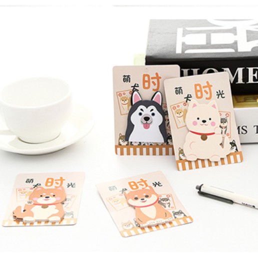 

[YM PROJECTS] Memo Sticky Notes Lucu Shiba Inu Akita Husky Memo Kertas Lucu