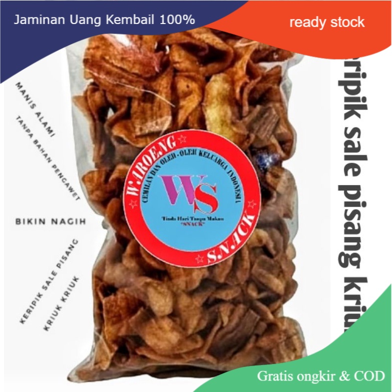 

keripik sale pisang manis kriuk / Sale pisang kering 250 gram