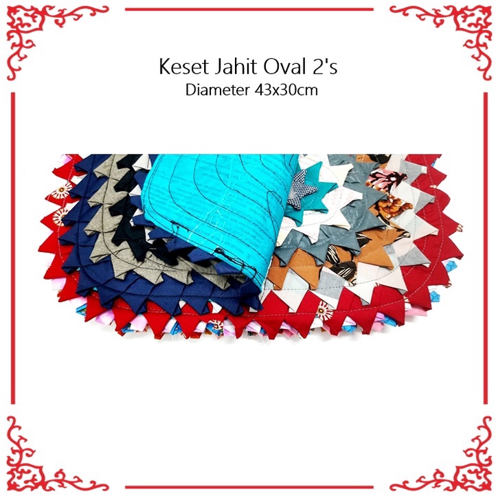 [2pcs] Keset Kain Oval