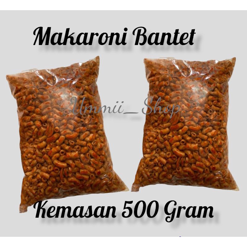 Makaroni Bantet Kemasan 500 Gram / Makaroni Bantet Kiloan / Makaroni Bantet Cap Koki / Jajanan Khas Tasikmalaya