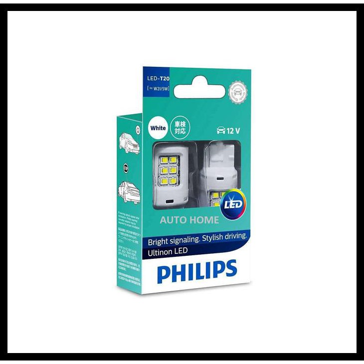Philips LED T20 Putih - Lampu Senja Innova Reborn & Fortuner 11066ULW