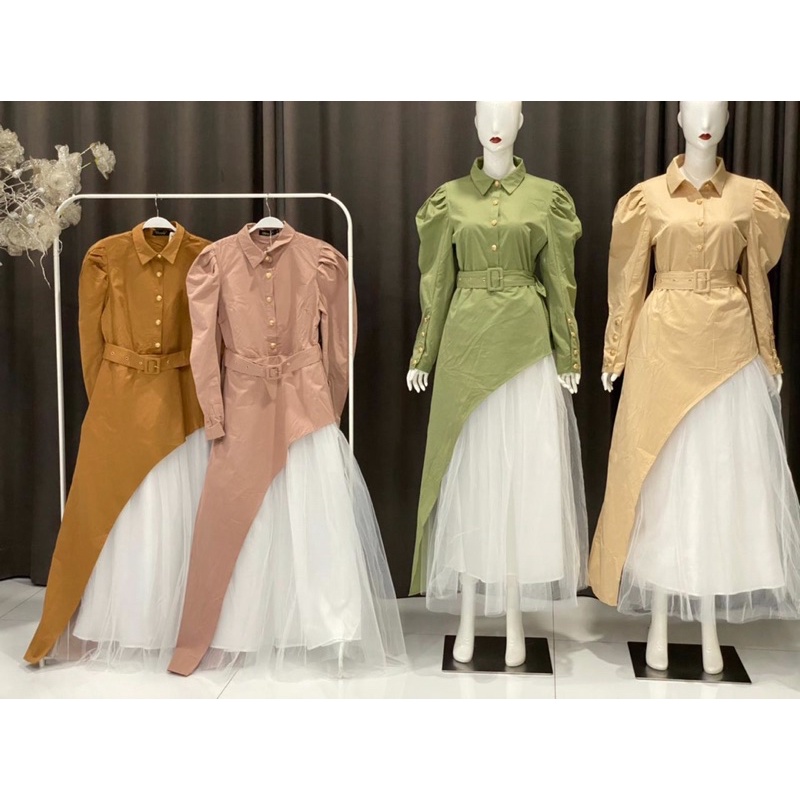 Gamis Balmain Tile Ori Premium Import by Vivorie