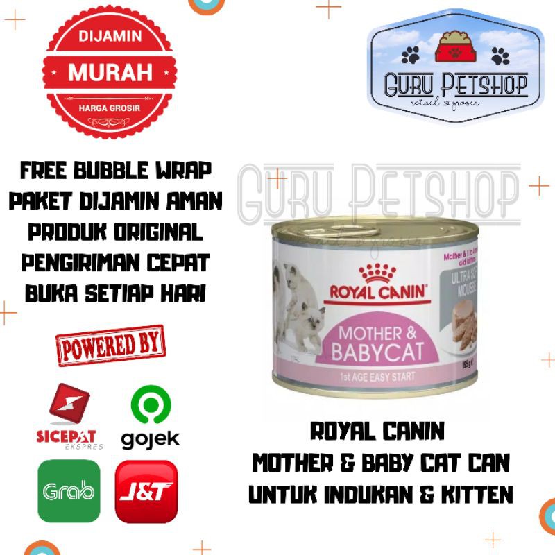 Royal Canin Baby Cat Can 195gr / Mother Baby Cat Makanan Basah Kaleng Royal Canin